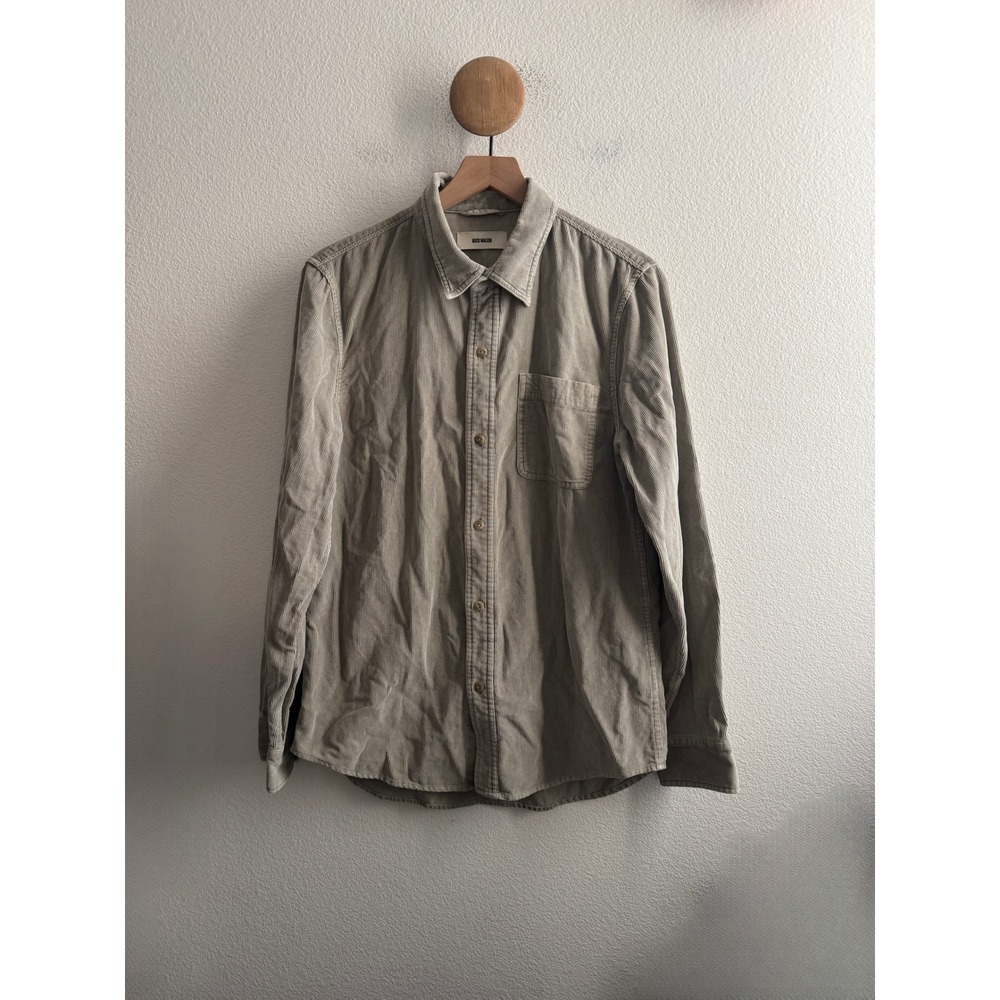 Buck Mason Corduroy Button Down Shirt Size Medium
